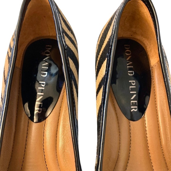 DONALD J PLINER Aston Genuine Calf Hair Heels Animal Print Pumps NEW - Picture 4 of 10